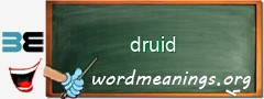 WordMeaning blackboard for druid